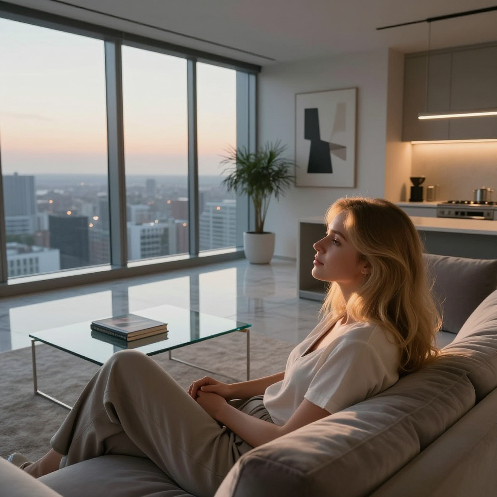 Silent Gaze in Twilight